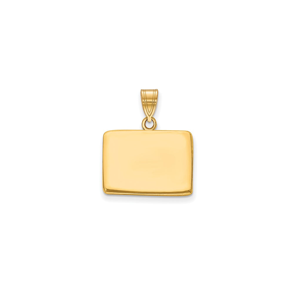 Plain Colorado State Pendant (14K)