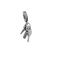 Zirconia makeups Charm Pendant (Silver)
