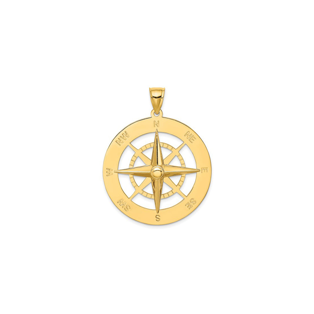 Nautical Compass Pendant (14K)