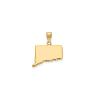 Plain Connecticut State Pendant (14K)