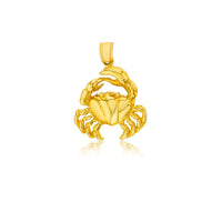 Yellow Gold Crab Pendant (14K)