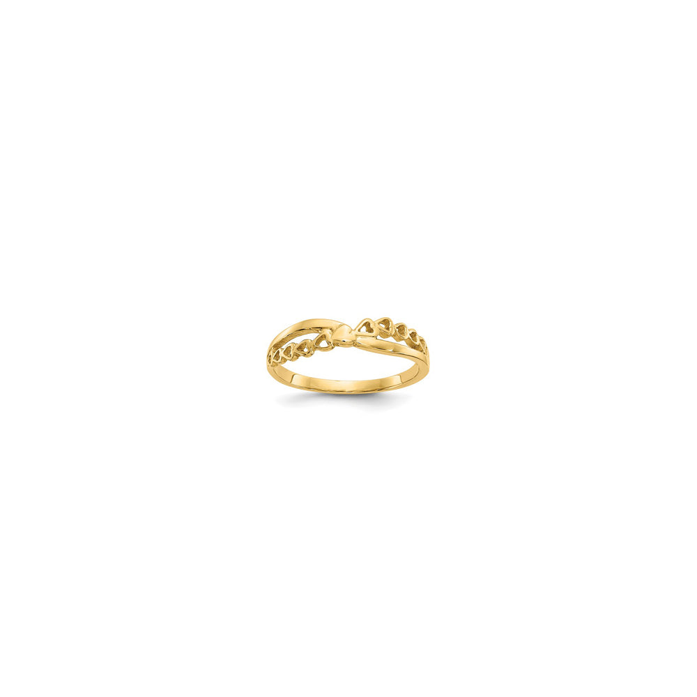 Criss Cross Heart Ring (14K)