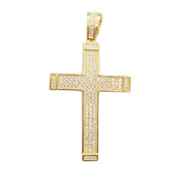 Zirconia Cross Pendant (Silver)