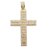 Zirconia Cross Pendant (Silver)
