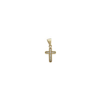 Iced-Out Mini Cross Pendant (14K)