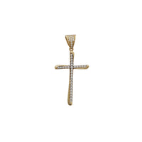 Iced-Out Cross Pendant (14K)