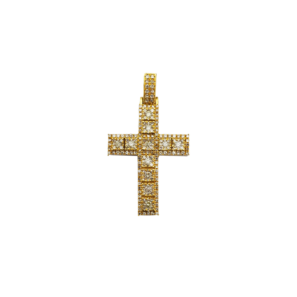 Diamond Cross Pendant (14K)