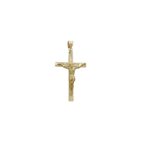 Diamond Cut Crucifix Cross Pendant (14K)