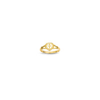 Baba méretű keresztes szívgyűrű (14K)