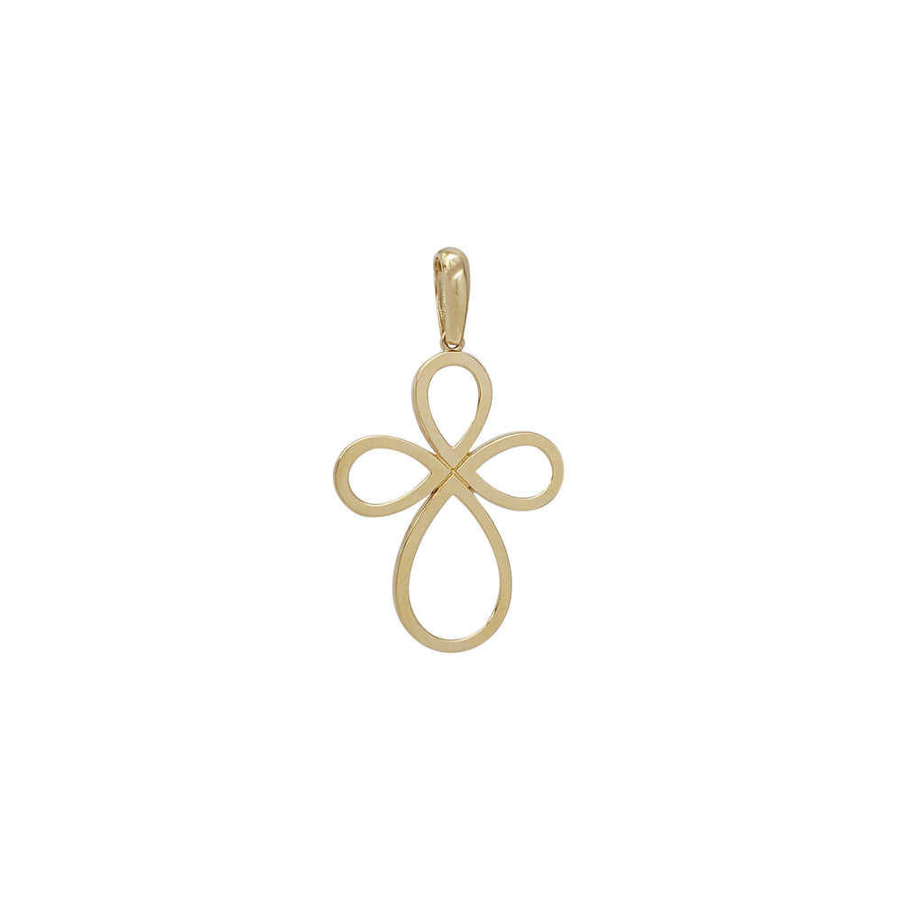 Infinity Cross Pendant (14K)