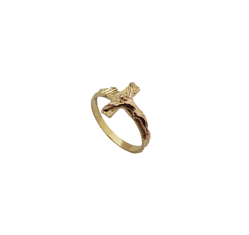 Jesus Crucifixion Ring (14K)