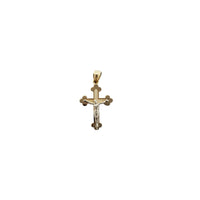 Two-Tone Cross Pendant (14K)