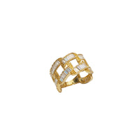 Cuban Baguette CZ Ring (14K)
