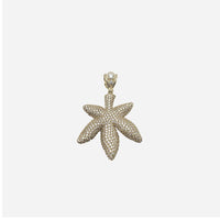 CZ Cannabis Leaf Pendant (10K)