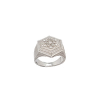 Hexagon Men Ring (Silver)