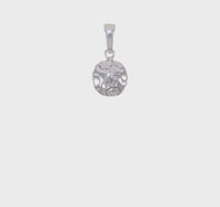 Antiqued Soccer Ball 3D Pendant (Silver) 360 - Popular Jewelry - New York