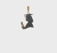 Ayollar bitiruv profilidagi kulon (14K) 360 - Popular Jewelry - Nyu York