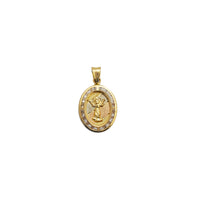 Cubic Zirconia Divine Child Pendant (14K)