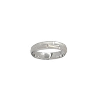 Diamond Cut Wedding Ring (Silver)