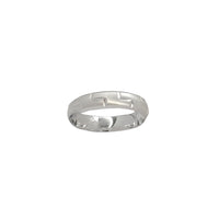 Diamond Cut Wedding Ring (Silver)