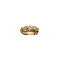 Diamond Round Pave Band Ring (14K)
