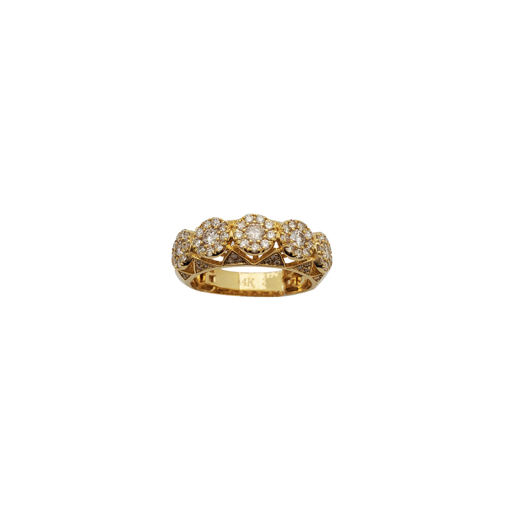 Diamond Round Pave Band Ring (14K)