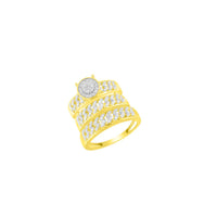 Diamond Cuban Link Engagement Ring (14K)