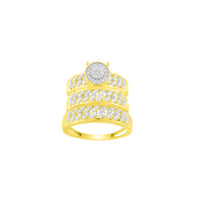 Diamond Kuba Link Engagement Ring (14K)