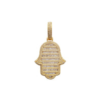 Diamond Hamsa Pendant (14K)