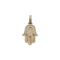 Diamond Hamsa Pendant (14K)