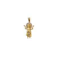 Cubic Zirconia Divine Child Pendant (14K)