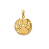 Dog Paw Pendant (14K)