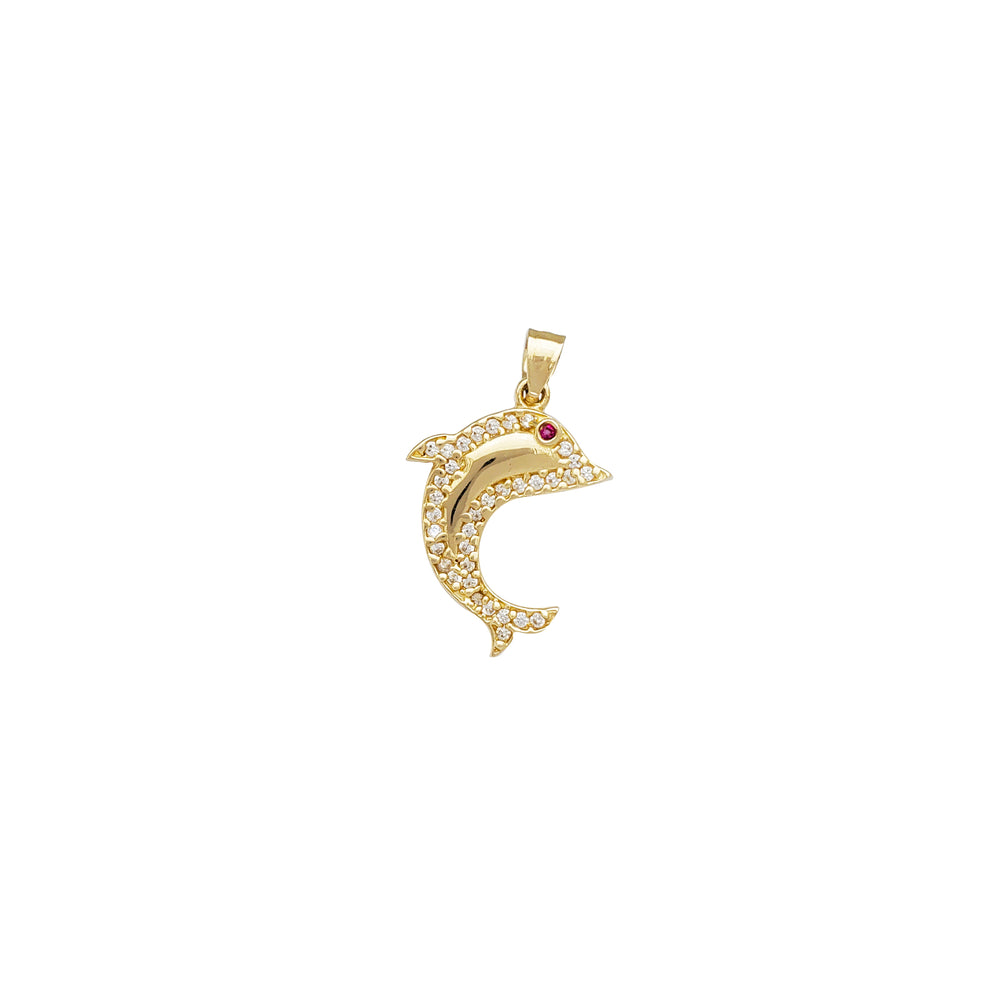 Dolphin Pendant (14K)