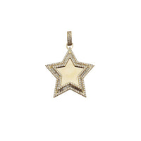 Diamond Double Star Pendant (10K)