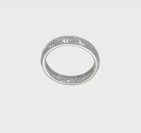 Virgo Zodiac Sign Band Ring (Silver)