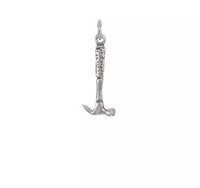 Antique Finish Hammer Pendant (Silver)