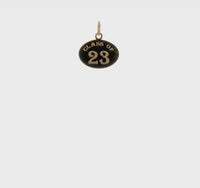 Class of 2023 Oval Medal Pendant (14K) 360 - Popular Jewelry - New York