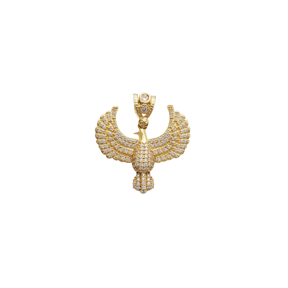 Iced-Out Eagle Pendant (14K)