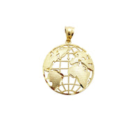 Diamond-Cut Earth Pendant (14K)