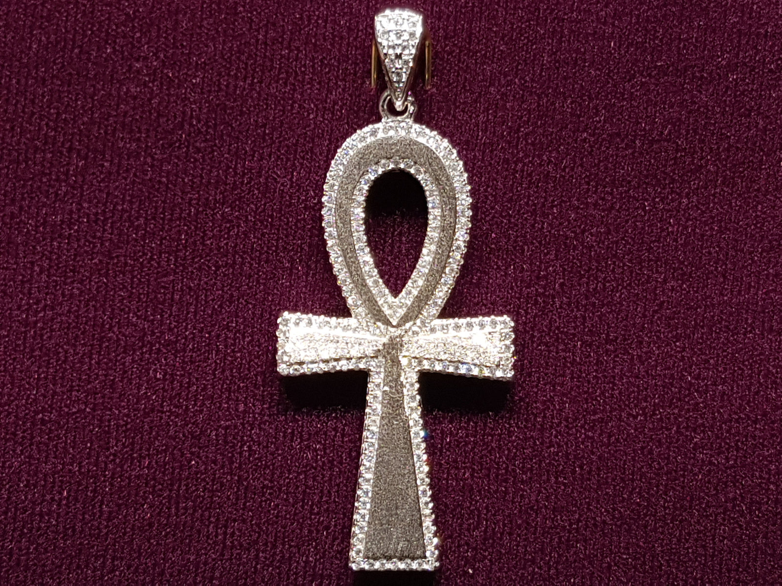 Icy Edge Ankh Pendant Silver – Popular J