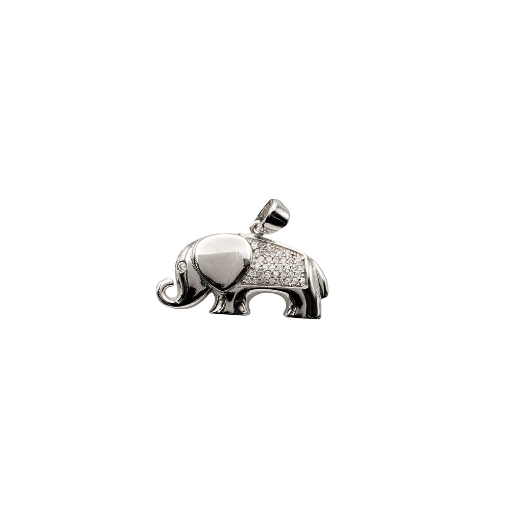 Elephant Pendant (Silver)