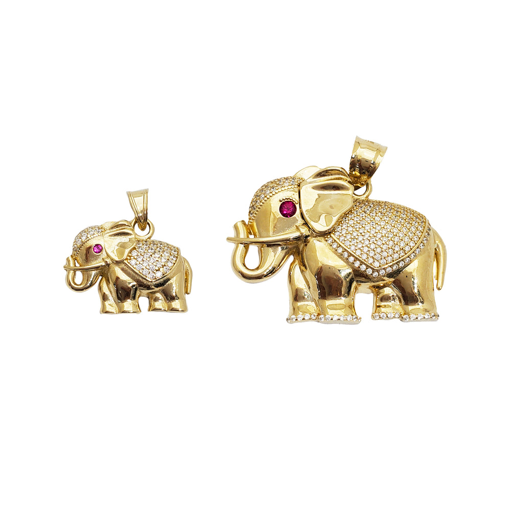 Elephant Pendant (14K)