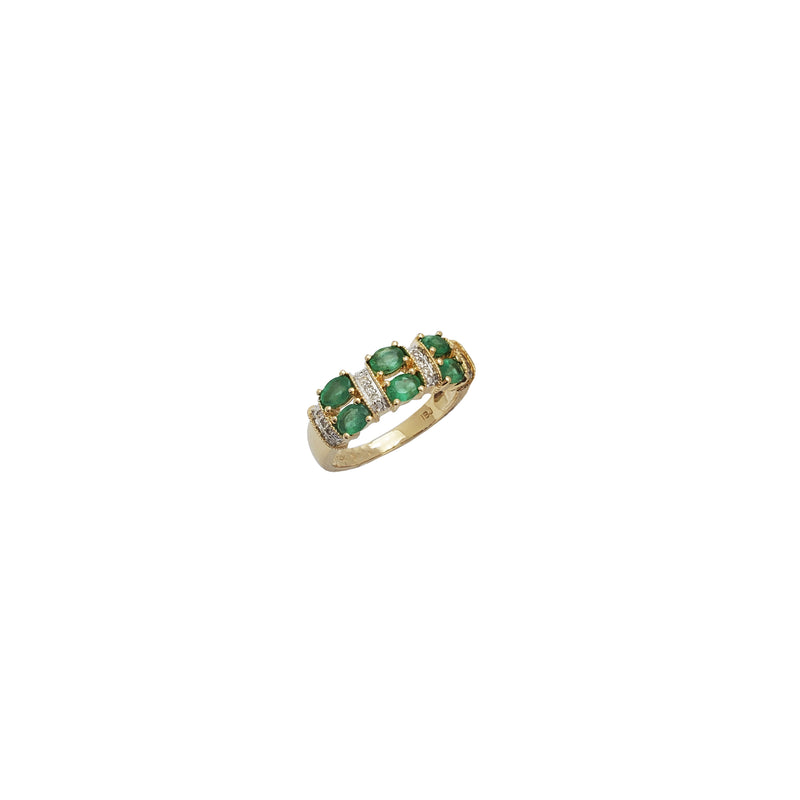 Emerald & Diamond Ring (14K)