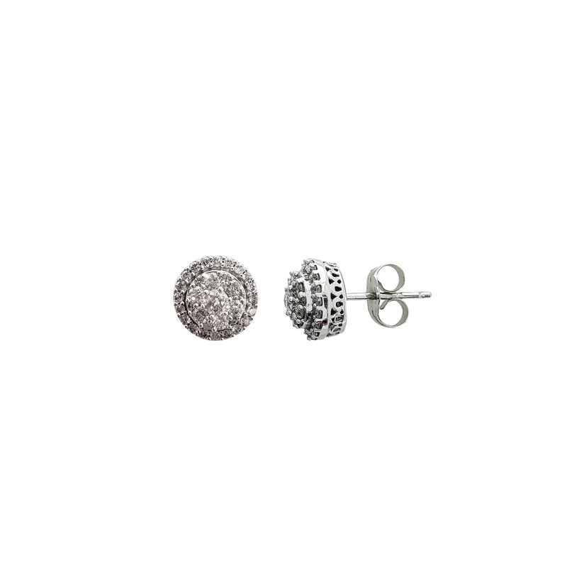 Round Diamond Earrings (10K)