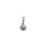 Evil Eye Charm For Bracelet (Silver)