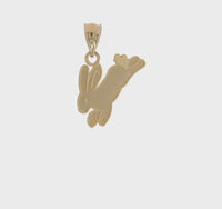 Hopping Rabbit Pendant (14K) 360 - Popular Jewelry - New York