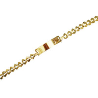 Fancy Link ID Bracelet (14K).
