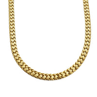 Fancy M-Link Necklace (14K)