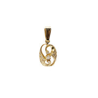 Cubic Zirconia Fancy Sworl Pendant (14K)