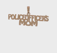 Police Officer's Mom Pendant (14K)